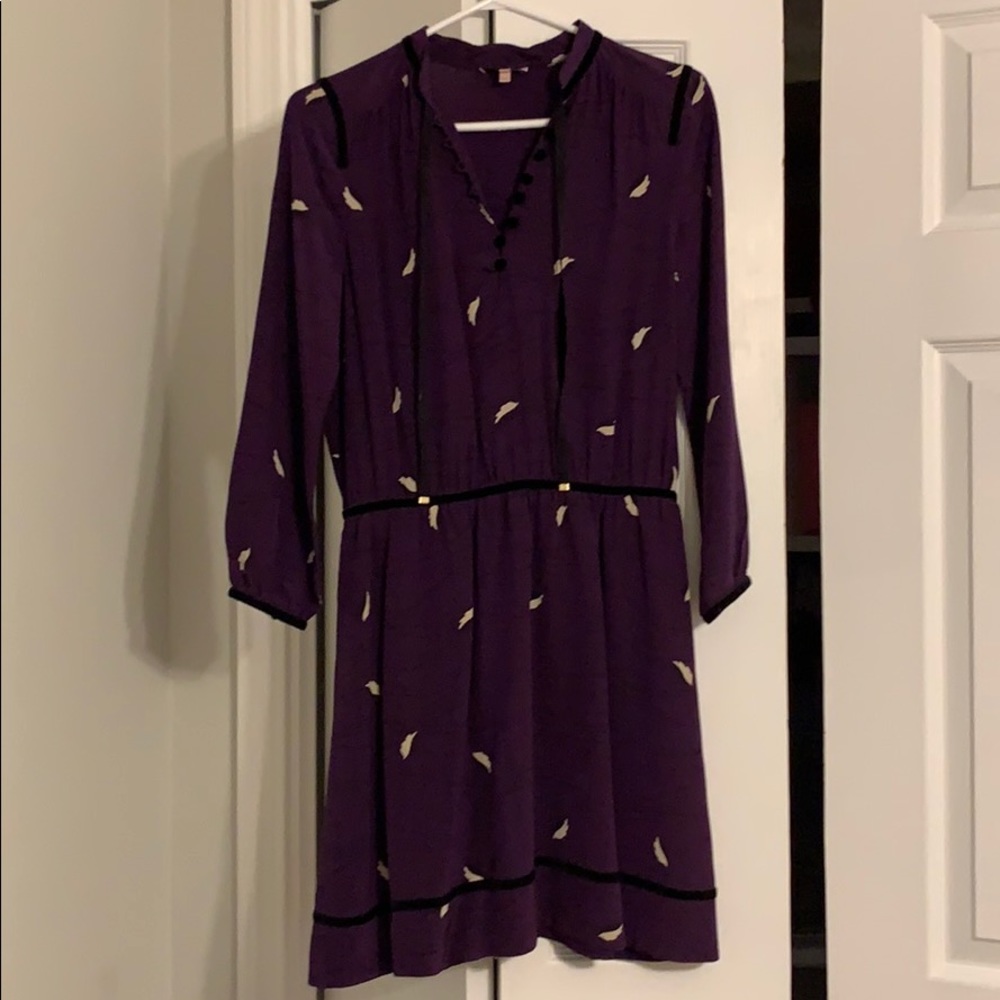 Juicy Couture purple silk dress